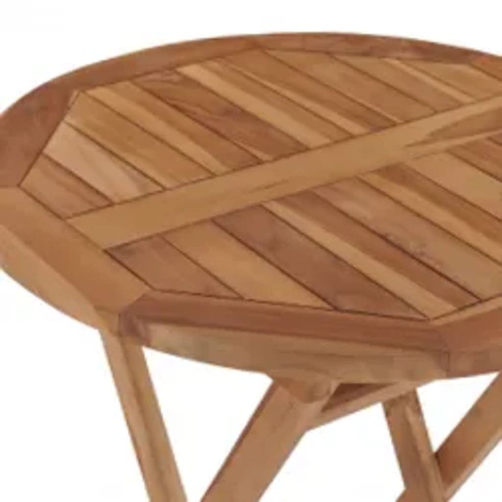 vidaXL 3-tlg. Garten-Essgruppe Teak Massivholz klappbar
