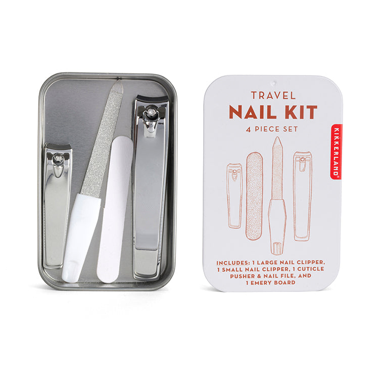 Kikkerland On-The-Go Travel Nail Kit Nagelset Dose
