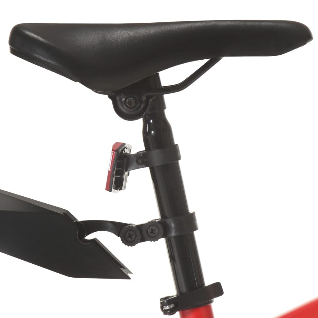 vidaXL Mountainbike 26 Zoll Fahrrad Rot 21-Gang Scheibenbremsen