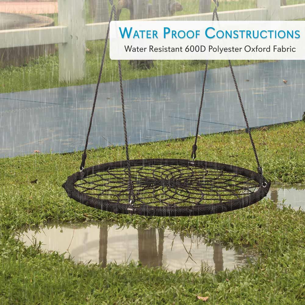 Serenelife Spider Swing Netzschaukel blau 100cm wasserdicht
