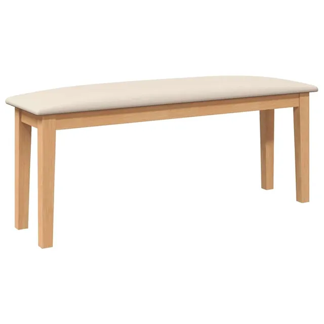 vidaXL Heim & Garten Bank 110 cm Sitzbank Natur/Hell Holz