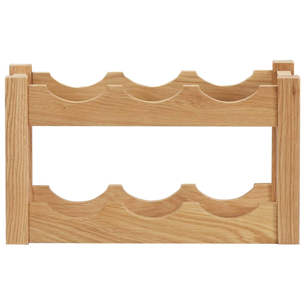 vidaXL Möbel Weinregal Eiche 6 Flaschen 37x21x21 cm