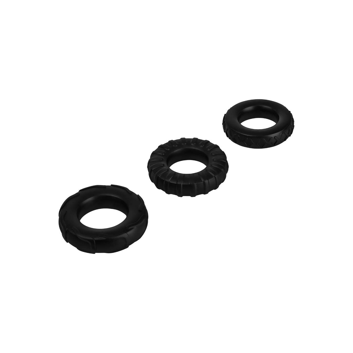 EIS Penisring-Set Silikon 3-teilig 50 mm 3 Designs