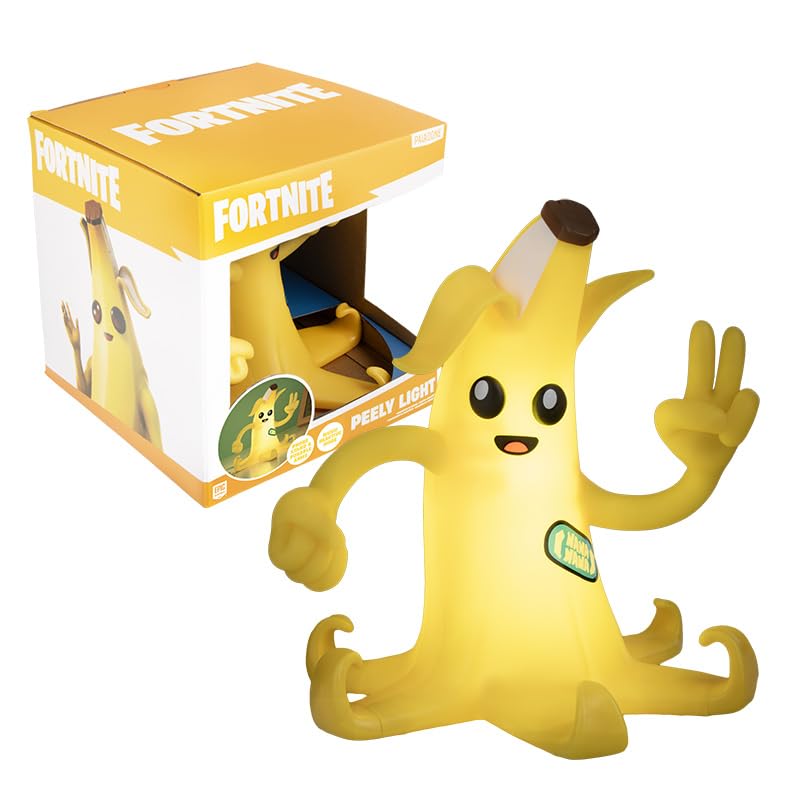 Paladone Fortnite Peely Charakter-Lampe 20 cm mit Musiklicht