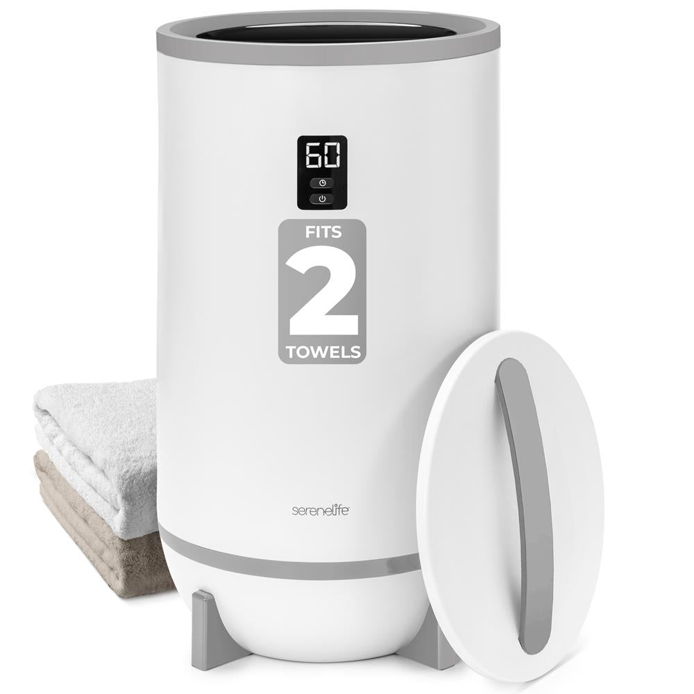 Serenelife Towel Warmers Handtuchwärmer Grau 20L Timer