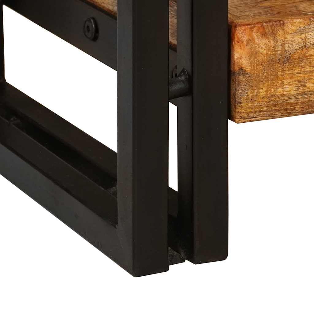 vidaXL Heim & Garten Konsolentische 2 Stk Braun Mango 161x33x75