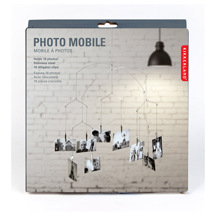 Kikkerland Home Clip Photo Mobile Fotomobile mit Clips