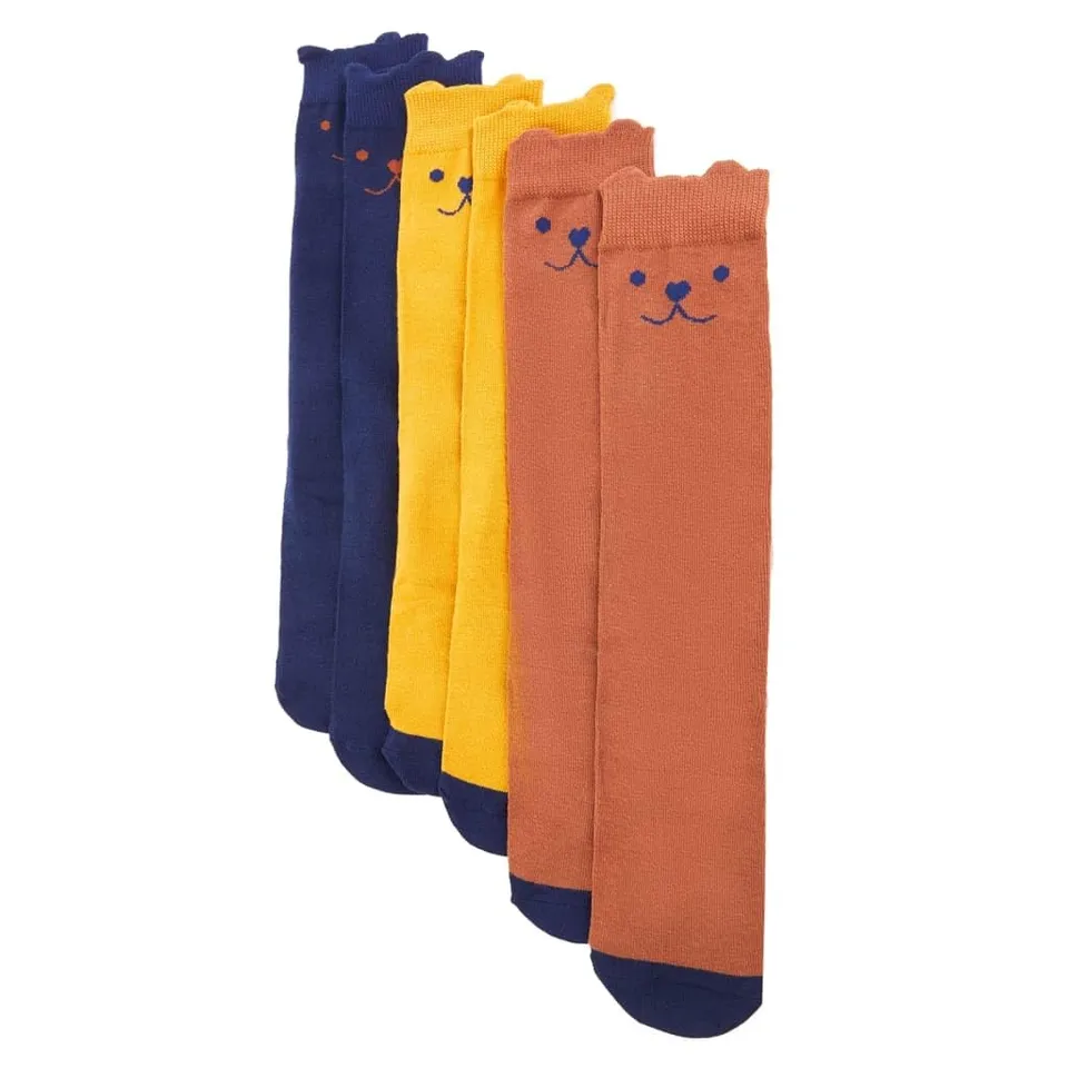 vidaXL Baby & Kleinkind Kindersocken 5 Paar 23-26 Hund Baumwolle