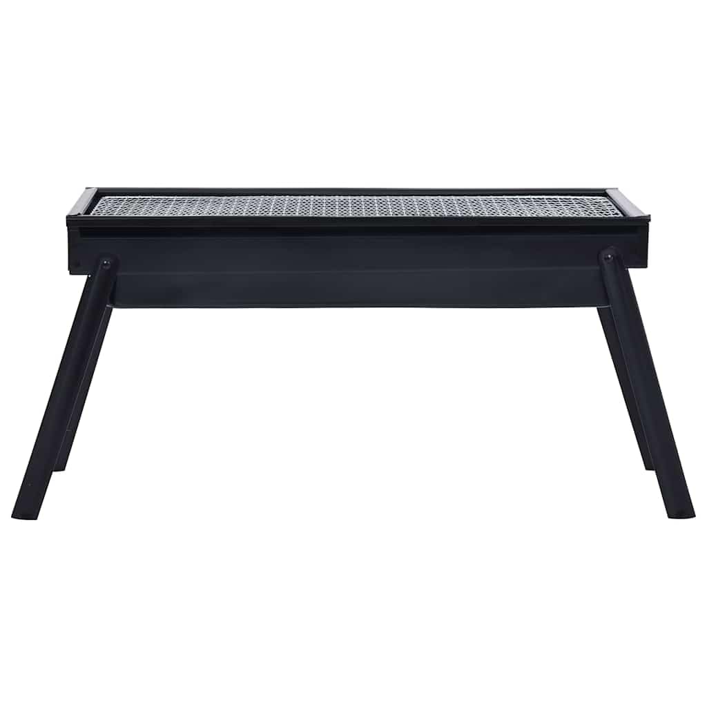 vidaXL Camping Grill Holzkohlegrill Klappbar Stahl 60 cm