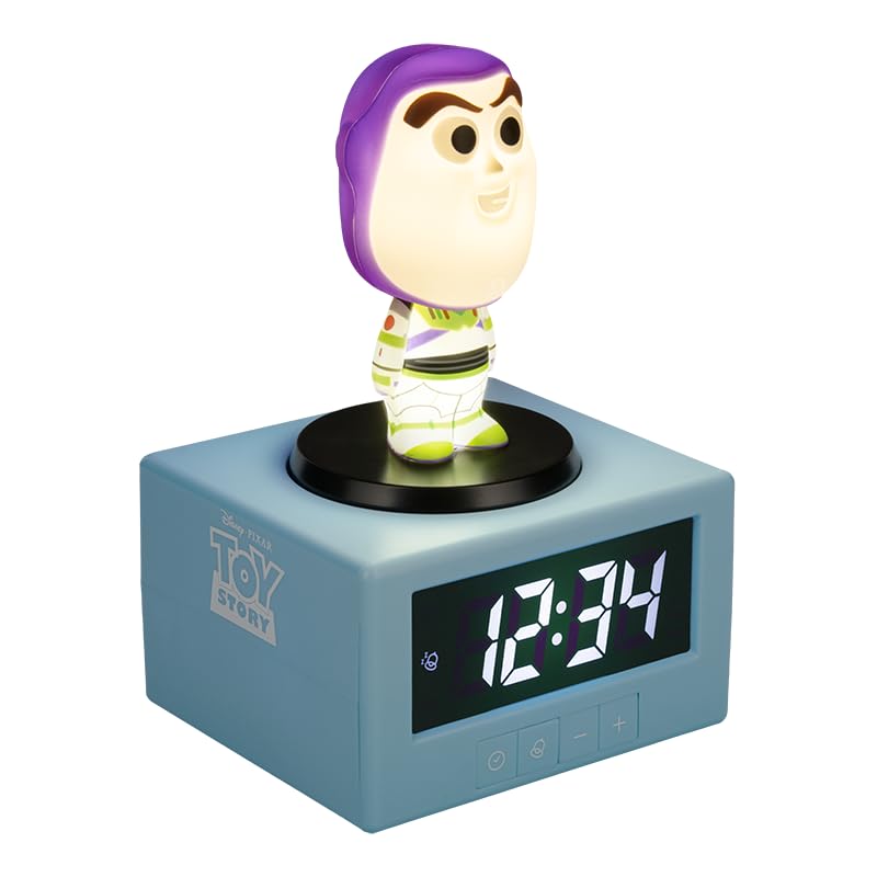 Paladone Buzz Lightyear Icon Wecker mit Nachtlicht 14 cm