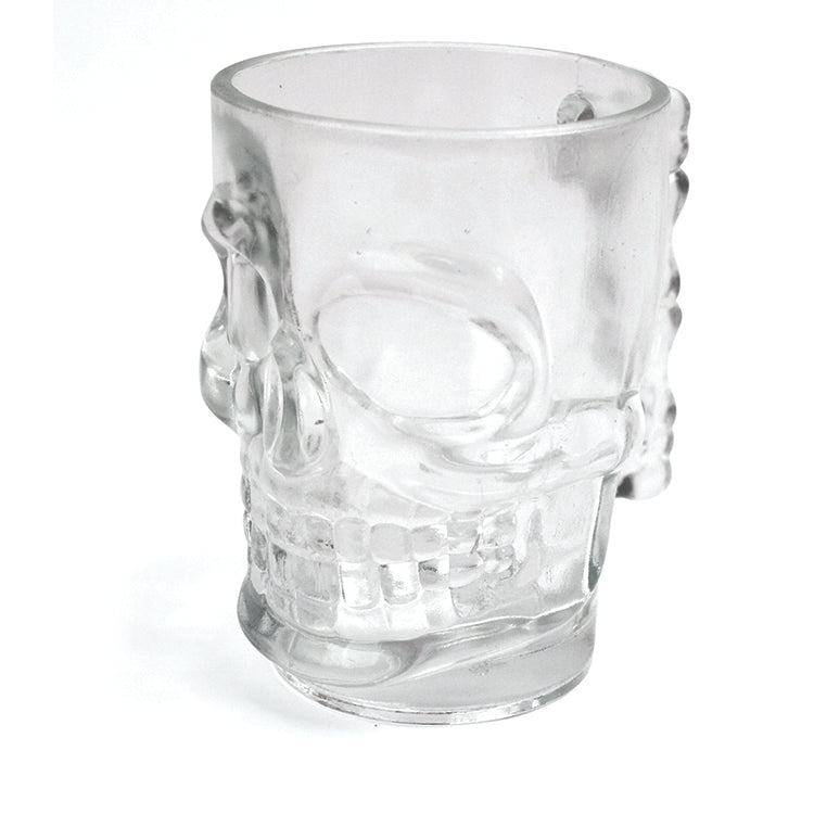 Kikkerland Kitchen Skull Stein Bierkrug Totenkopf Glas