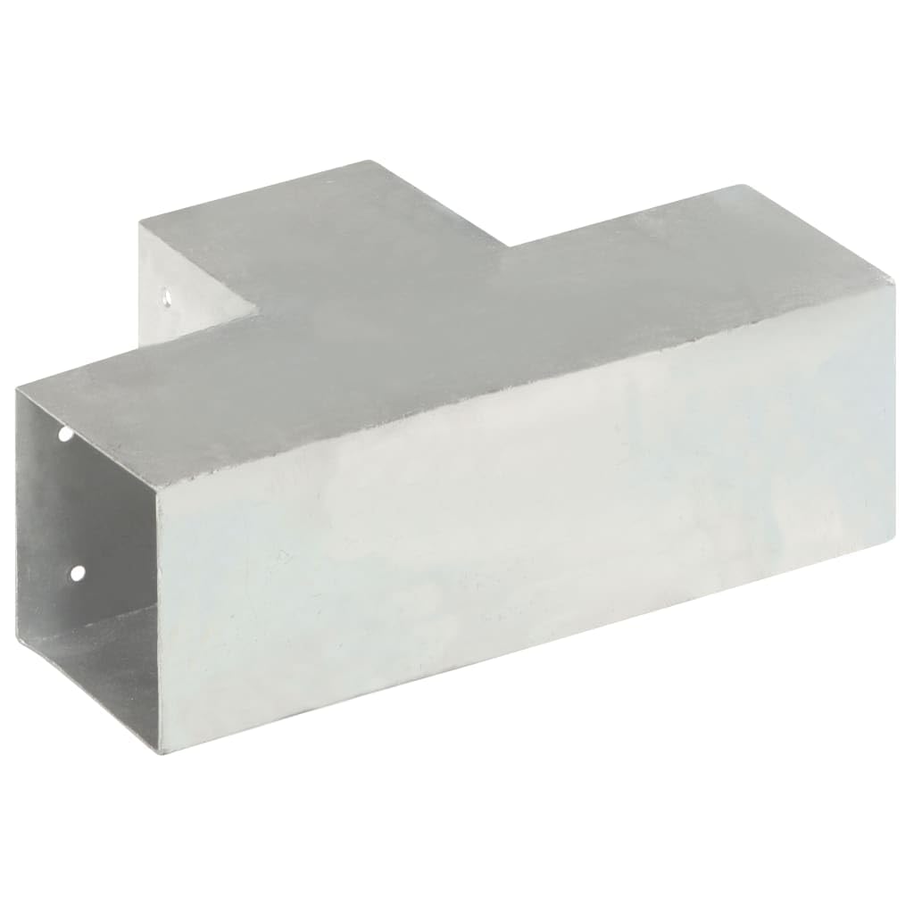 vidaXL Pfostenverbinder T-Form 101x101 mm Verzinkt Metall