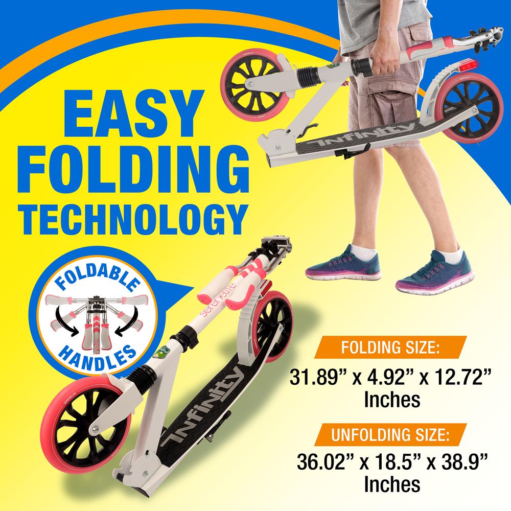 Serenelife Scooters SLTS35 Roller Pink faltbar