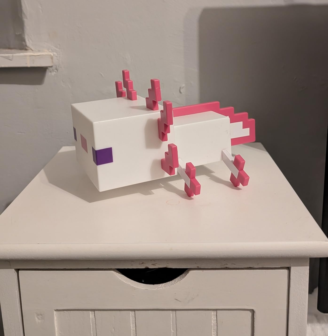 Paladone Minecraft Axolotl Lampe 21 cm 5 Farben Batterie