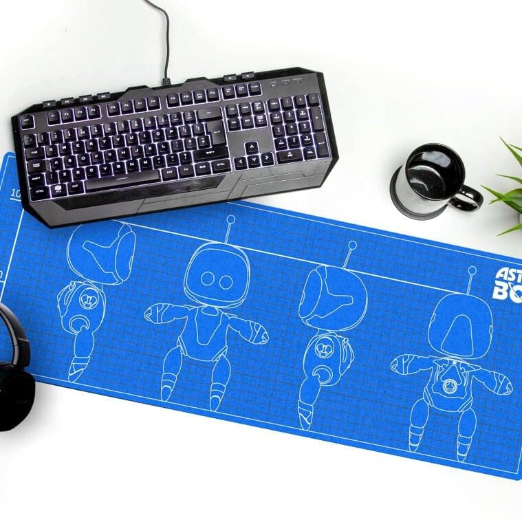Paladone Homeware Astrobot Desk Mat Blau 80x30 cm
