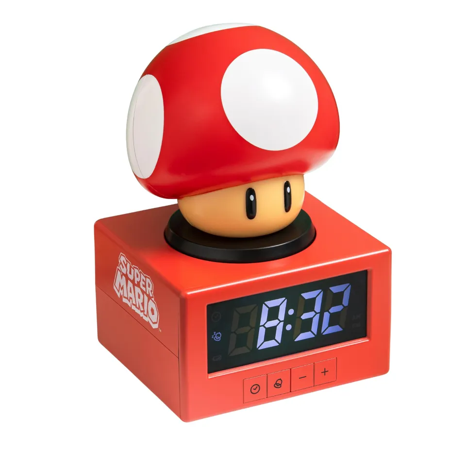 Paladone Lighting Super Mario Pilz Wecker Nachtlicht 16 cm
