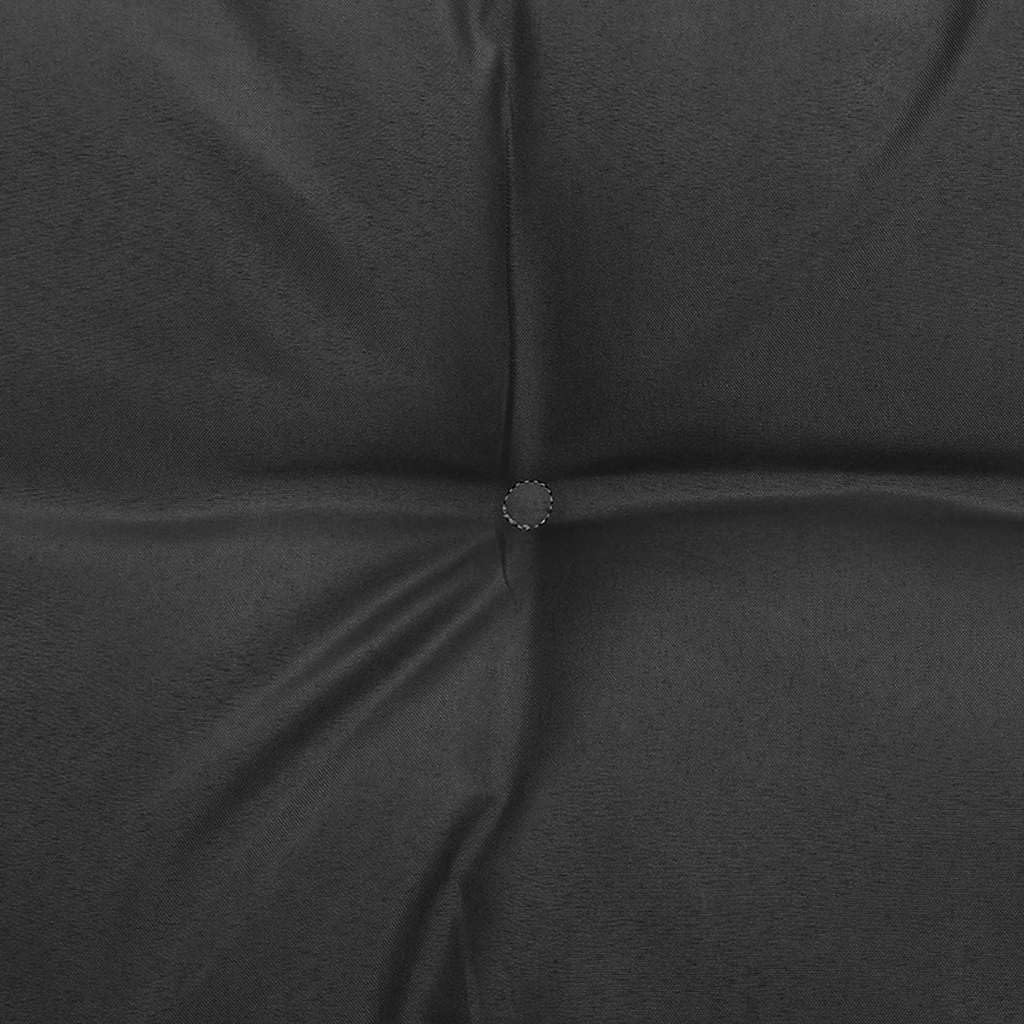 vidaXL Heim & Garten Mittelsofa Kiefer Weiß mit Anthrazit Kissen