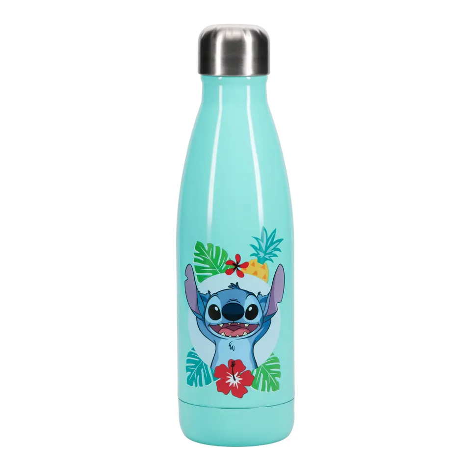 Paladone Stitch Trinkflasche Metall 460 ml Tropical