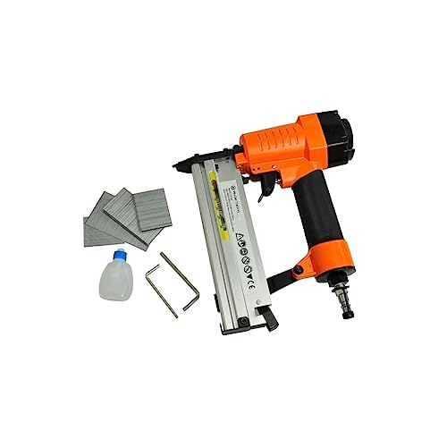 vidaXL Druckluft Tacker Nagler 2-in-1 Alu 4-8 Bar Set