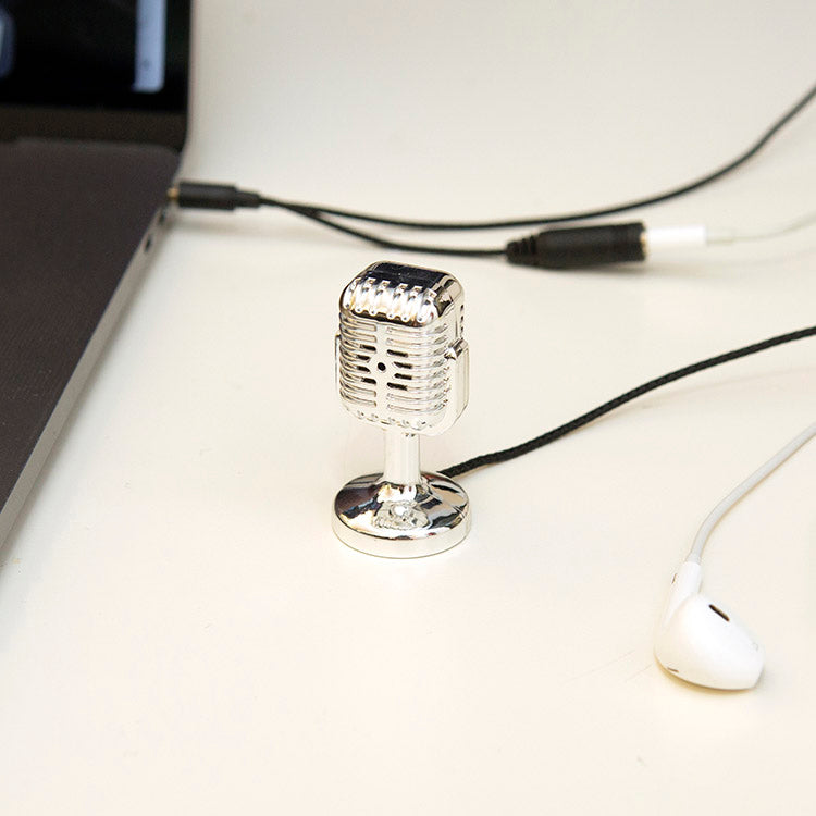 Kikkerland Mini Retro Microphone Mikrofon TikTok