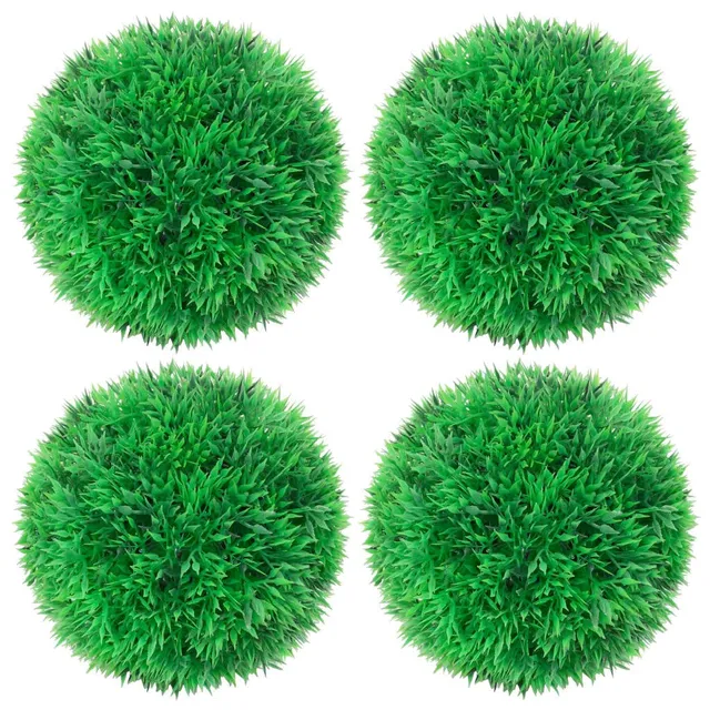 vidaXL Heim & Garten Buchsbaumkugel künstlich 12cm 4er Set