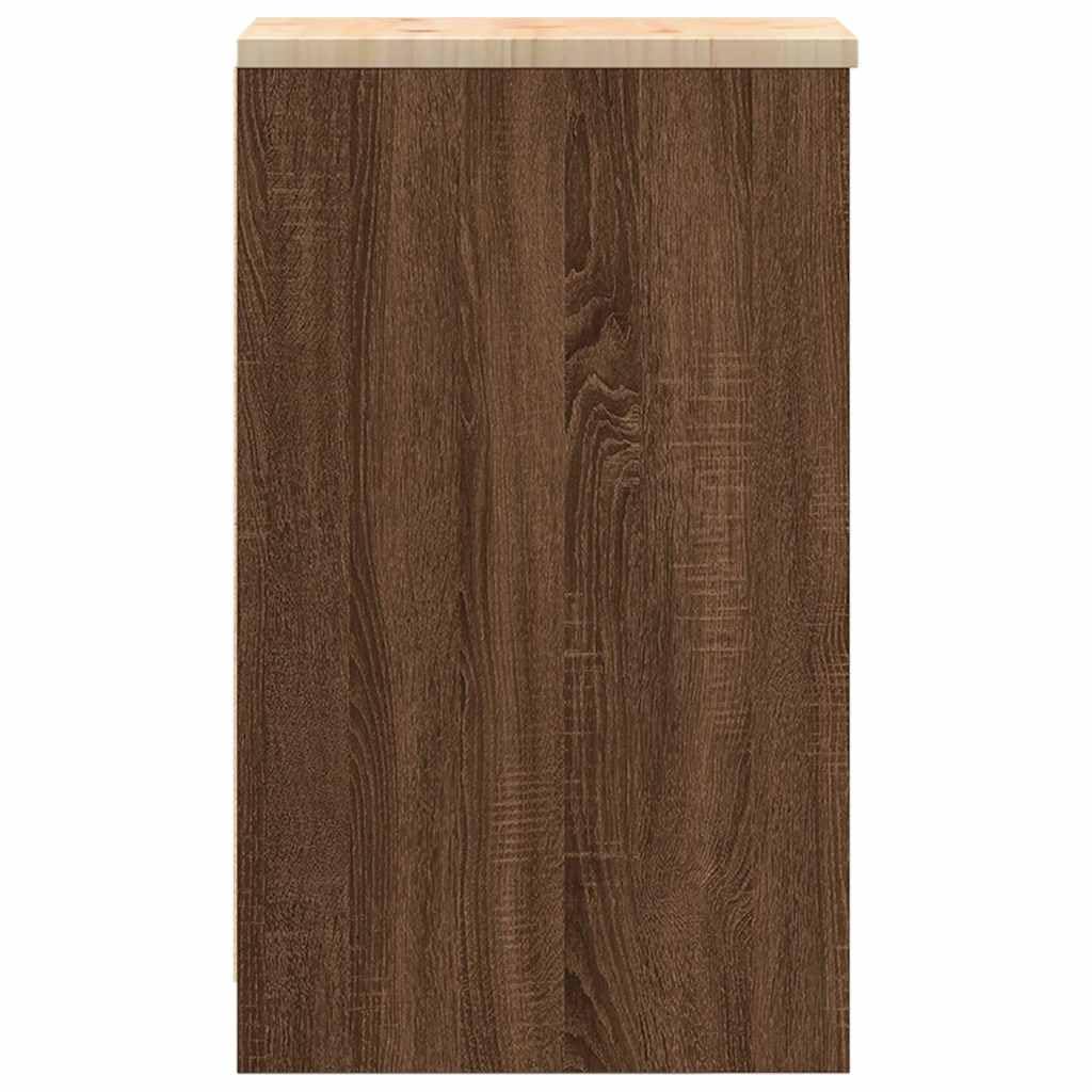 vidaXL Garagenschrank 30x51x85 cm Kiefer Werkzeugschrank