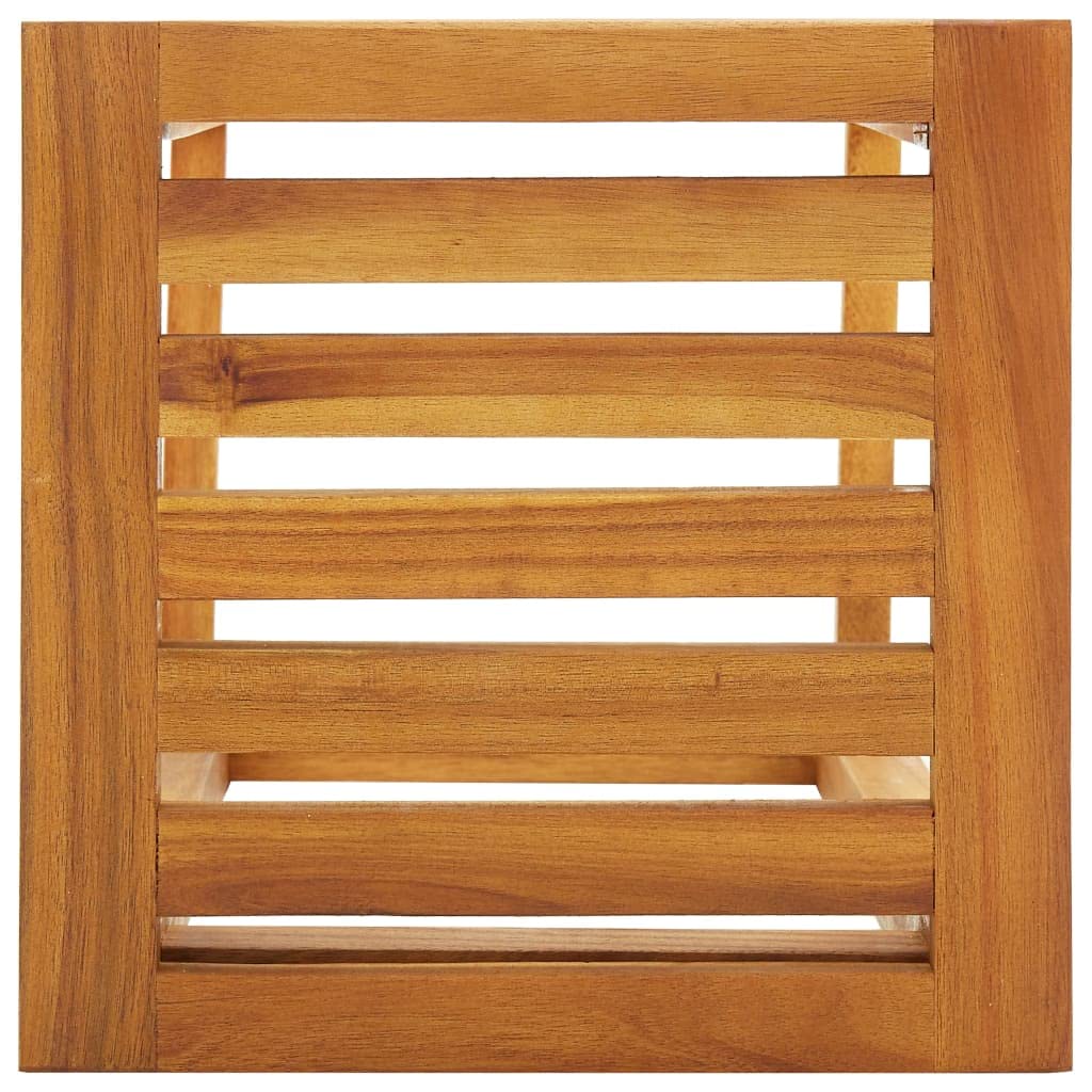 vidaXL Heim & Garten Balkon-Bar-Set 3-tlg. Akazienholz Tisch Stuhl