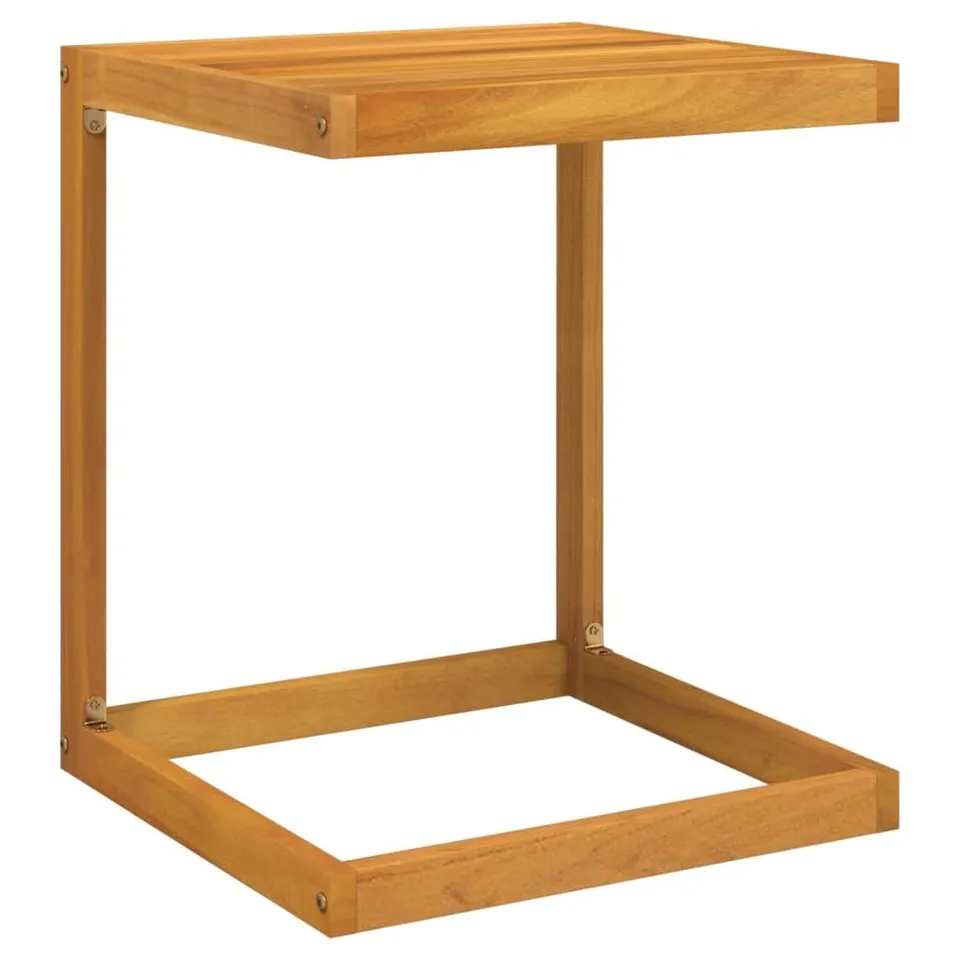 vidaXL Heim & Garten C-Tisch Akazie 42x40x50 cm Beistelltisch