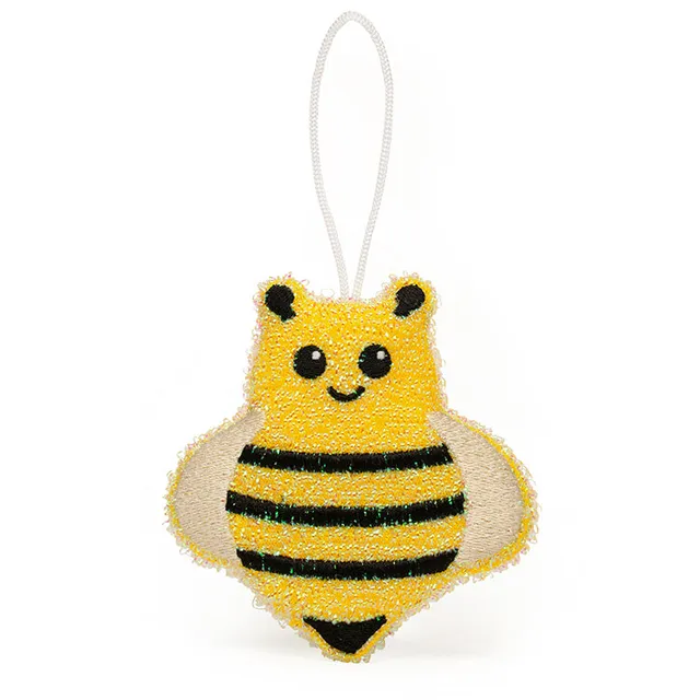 Kikkerland Bee Scrub Sponge Spülschwamm 2er Set Biene