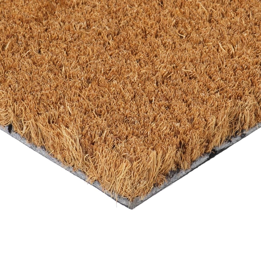 vidaXL Heim & Garten Fußmatte Kokos 45x75 cm Natur getuftet