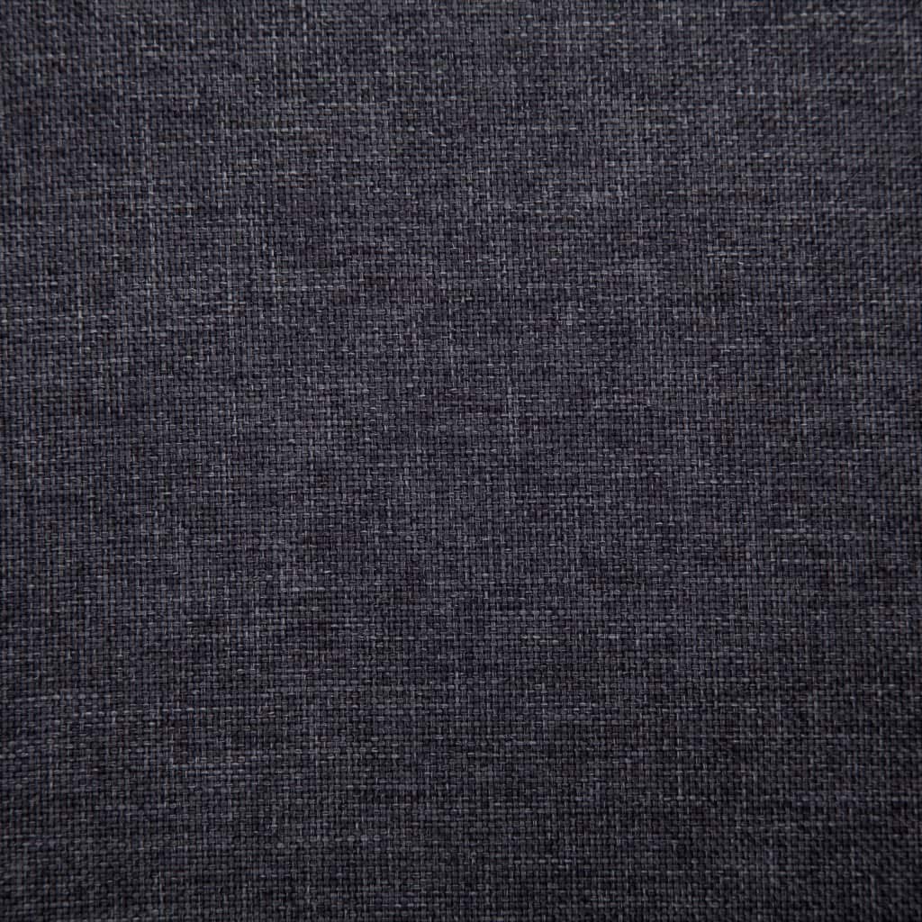 vidaXL Sitzbank 139,5 cm Dunkelgrau Polyester Kiefernholz