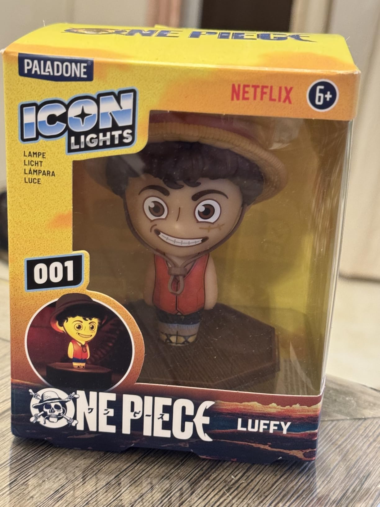 Paladone One Piece Luffy Figurlampe LED 12 cm Batterie