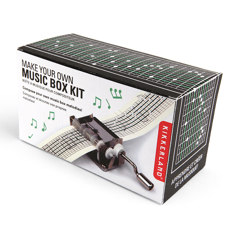 KIKKERLAND Crafters Make Your Own Music Box Spieluhr DIY-Kit