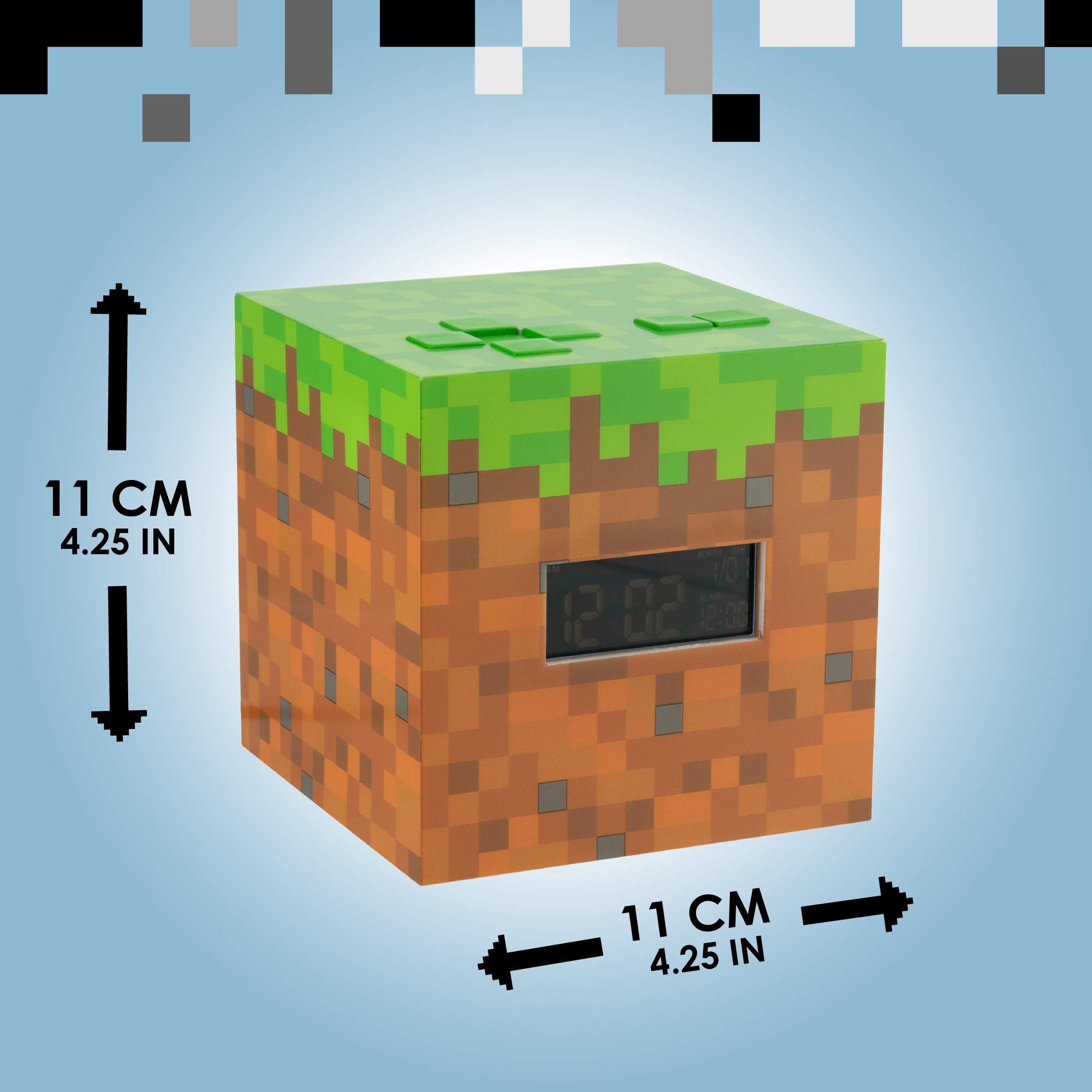 Paladone Lighting Minecraft Grasblock Wecker Digital Leuchte