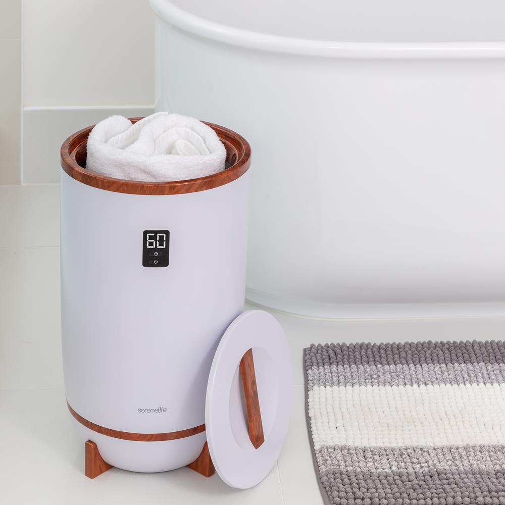 Serenelife Towel Warmers Handtuchwärmer Kirsche 2 Handtücher