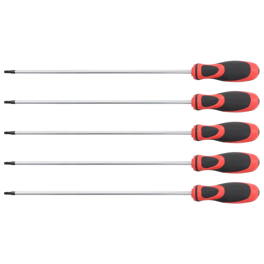 vidaXL Torx-Schraubendreher Set 5-tlg. 300 mm Chrom-Vanadium