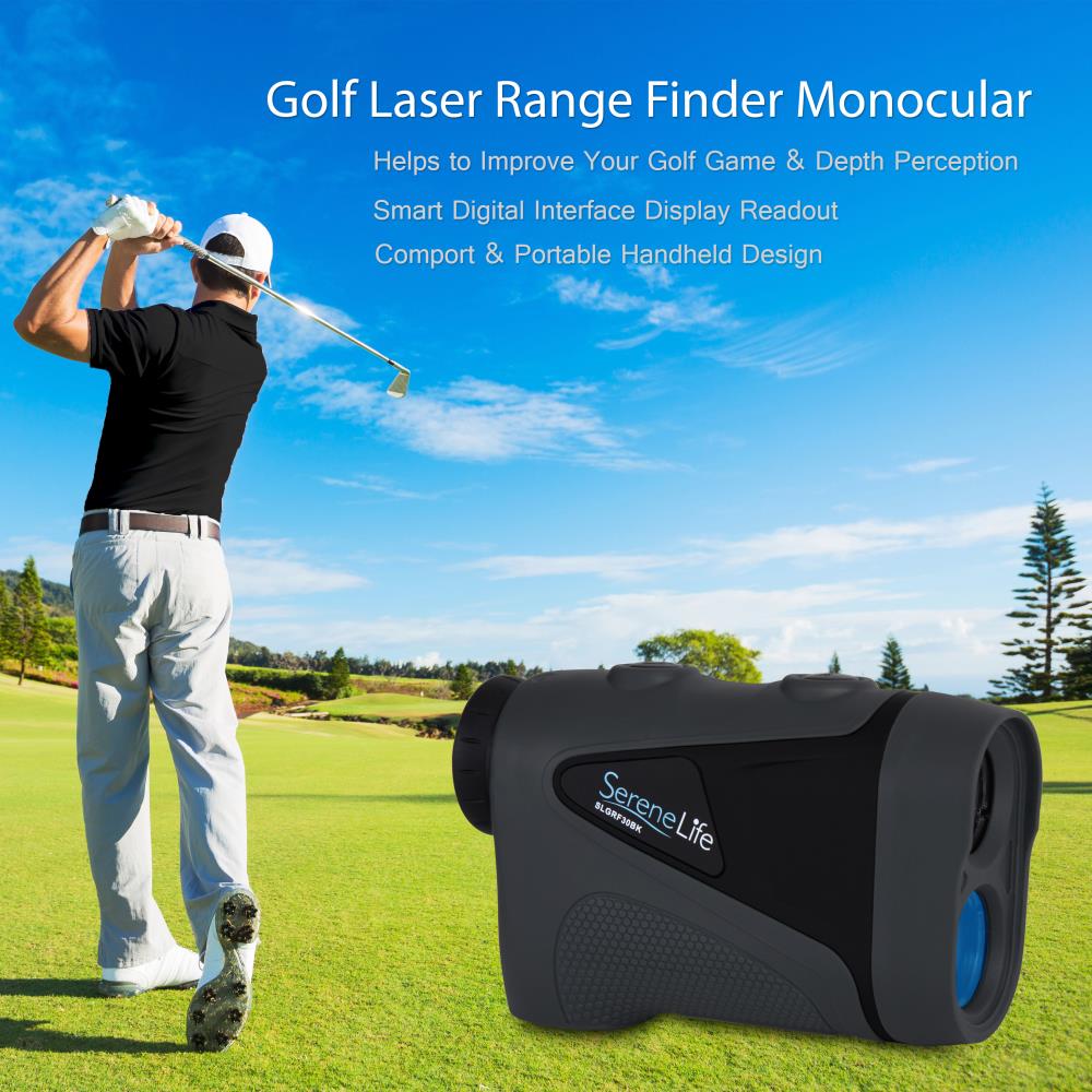 Serenelife Golf Laser Entfernungsmesser 6X wasserdicht 540 Yards
