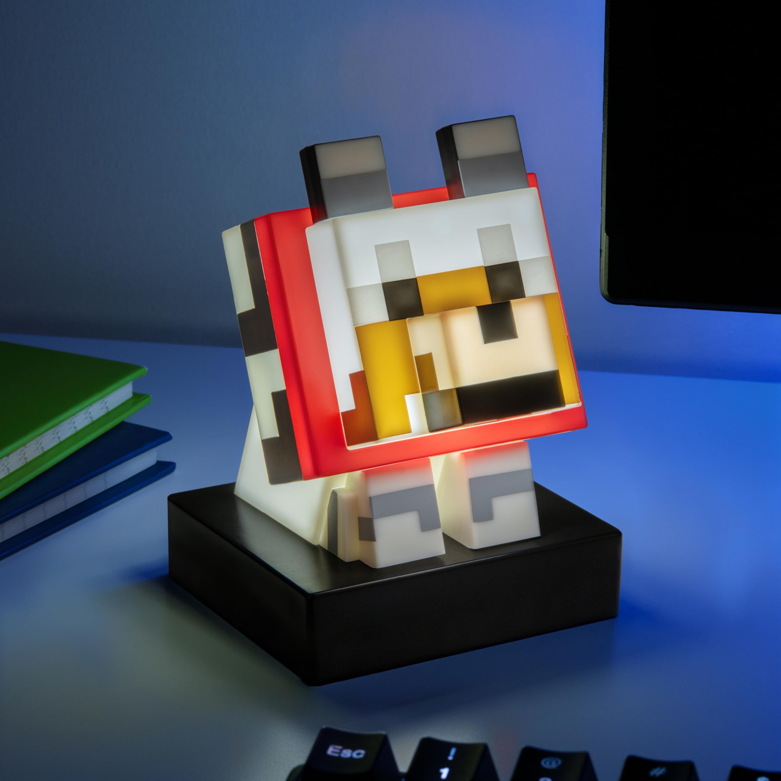 Paladone Minecraft Wolf Icon Light Nachttischlampe 11cm