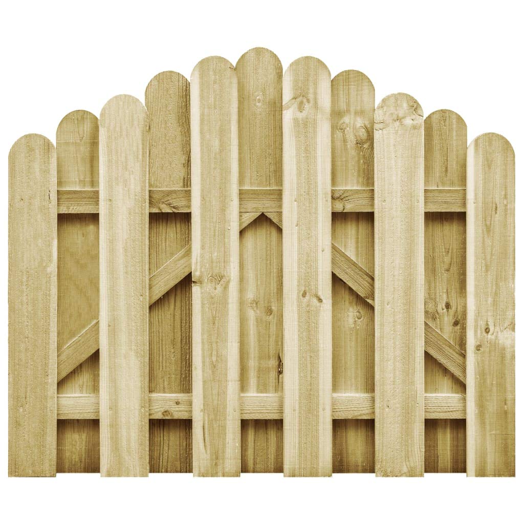 vidaXL Gartentor 100x150 cm Holztor Kiefer Imprägniert
