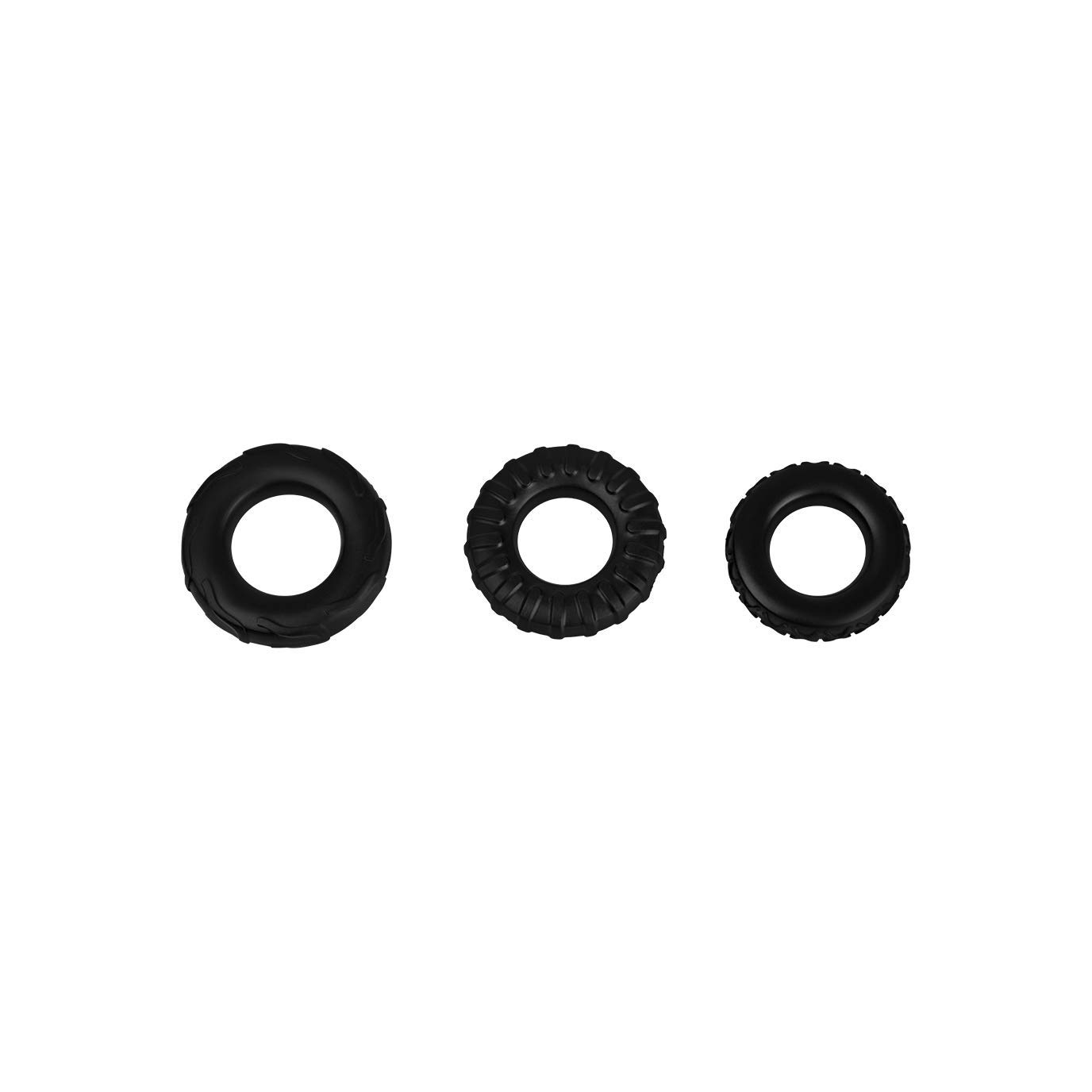 EIS Penisring-Set Silikon 3-teilig 50 mm 3 Designs