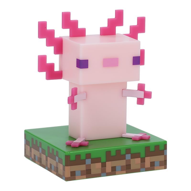 Paladone Lighting Axolotl Icon Light Minecraft Lampe 10,7 cm