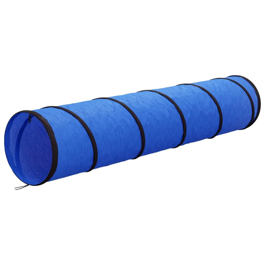 vidaXL Tierbedarf Hundetunnel Blau Ø40x200 cm Polyester