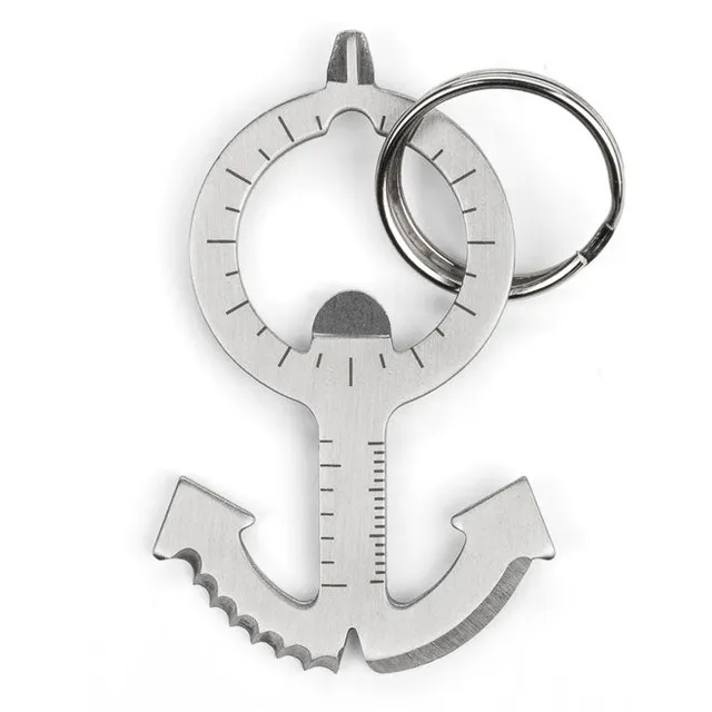 Kikkerland Anchor Multitool Edelstahl 8 Funktionen