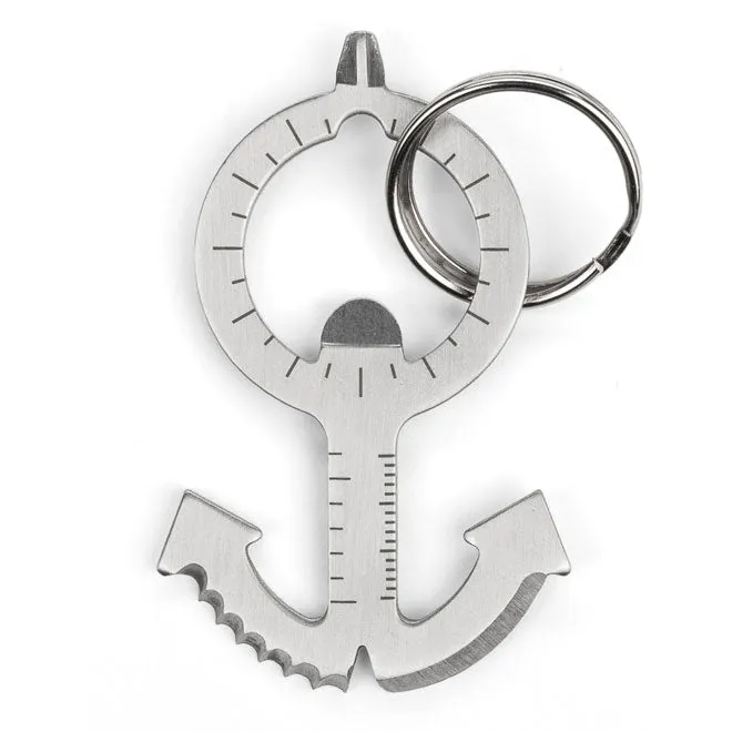 Kikkerland Anchor Multitool Edelstahl 8 Funktionen