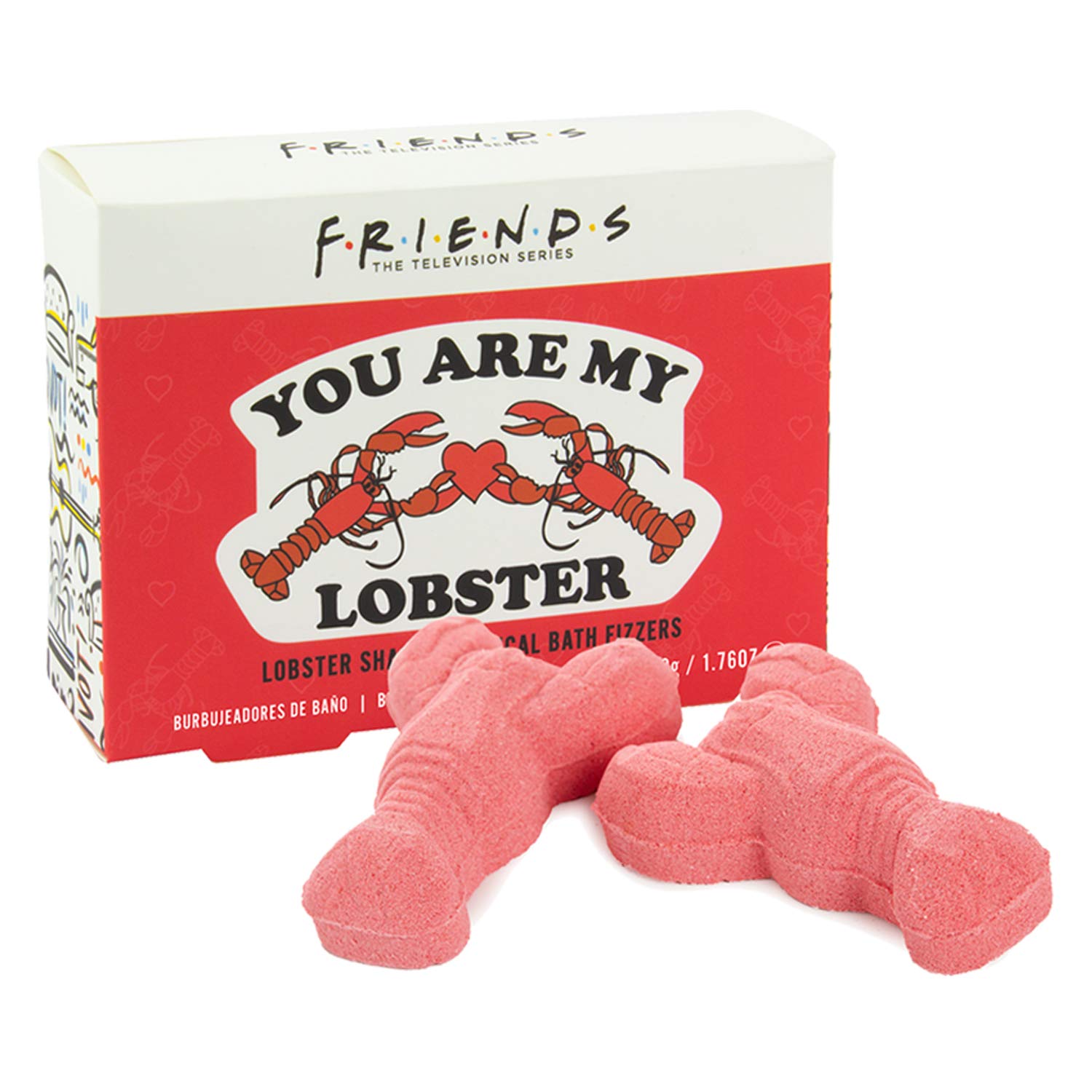 Paladone Friends Hummer Bad Fizzers 2x50 g Tropical