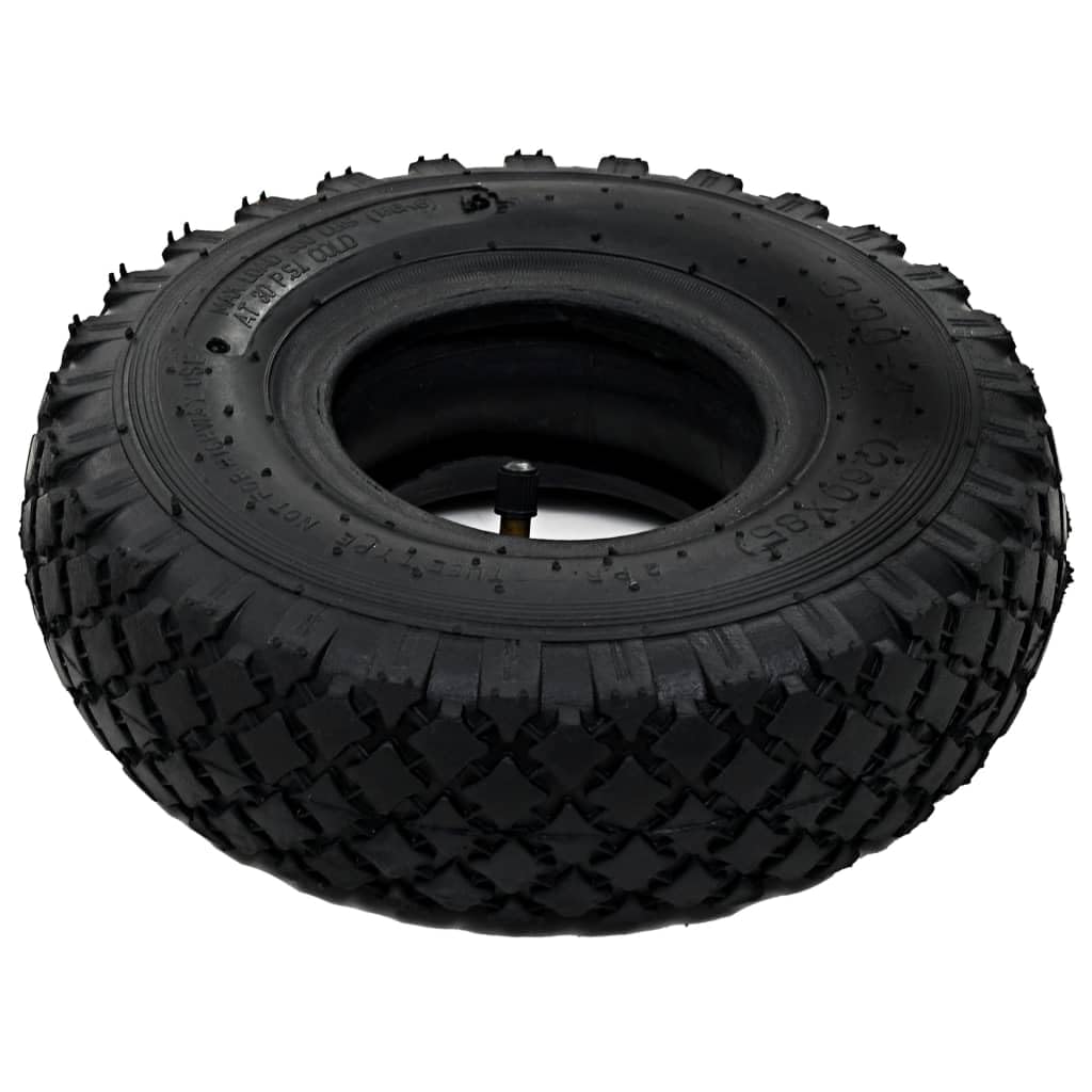 vidaXL Reifen 3,00-4 260x85 Sackkarre 2 Reifen 2 Schläuche