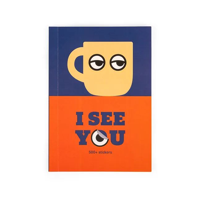 Kikkerland Home I See You Sticker Book Aufkleber 500 Stück