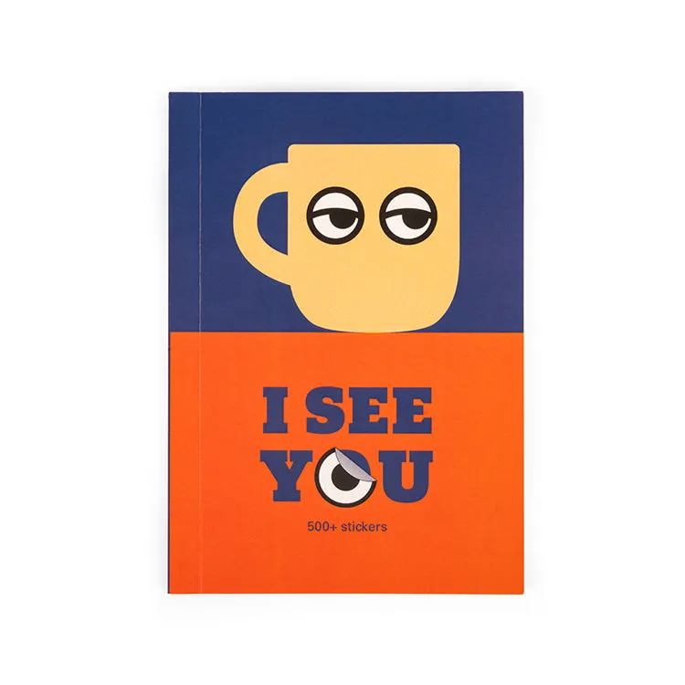Kikkerland Home I See You Sticker Book Aufkleber 500 Stück
