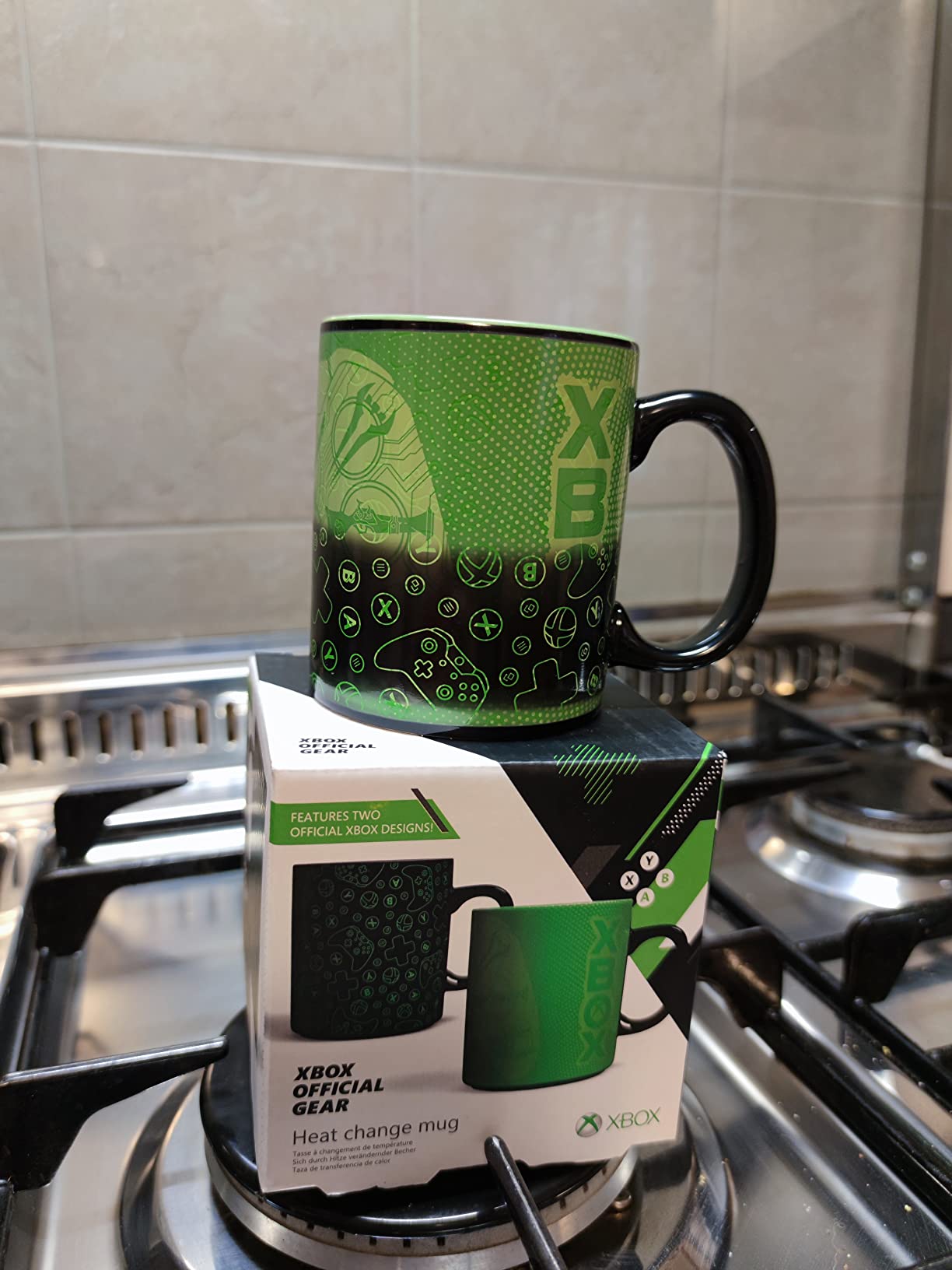 Paladone Drinkware Xbox Heat Mug Farbwechsel Tasse 300 ml
