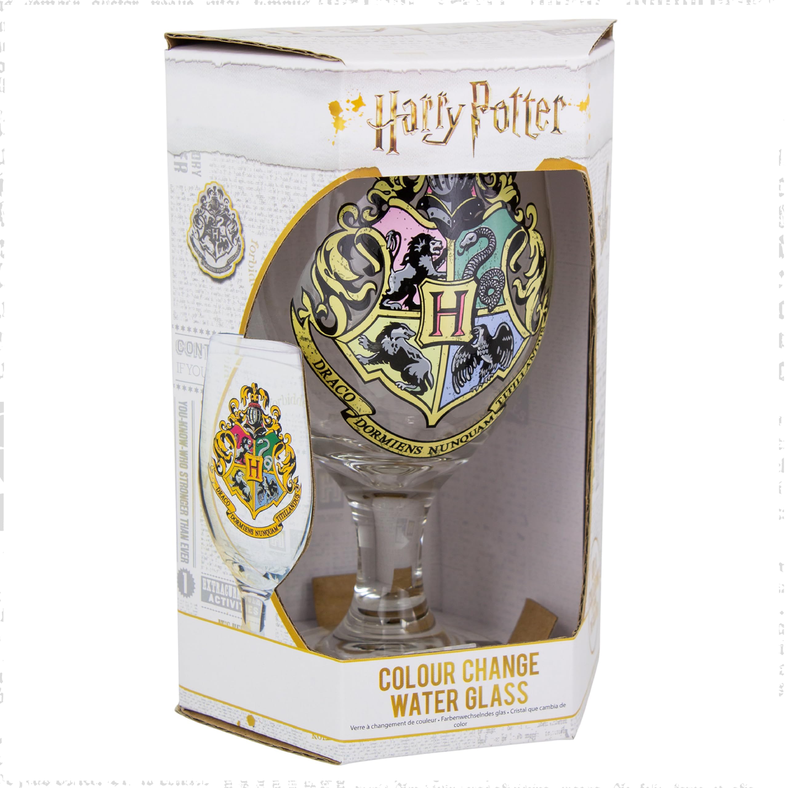 Paladone Drinkware Hogwarts Farbwechselglas Trinkglas 330ml